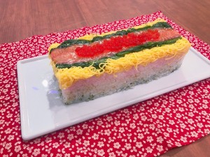 ひなまつり押し寿司 レシピ ひろしま満点ママ Tssテレビ新広島