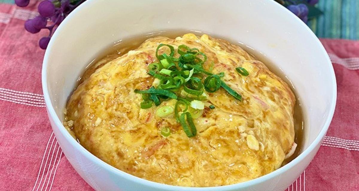 ふわふわっ！簡単カニたま丼 | ひろしま満点ママ!! | TSSテレビ新広島