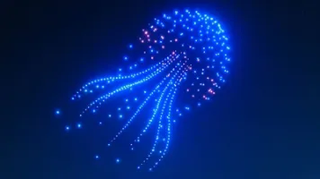 SOLARiSTA ドローンショーシーン1