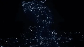 SOLARiSTA ドローンショーシーン8